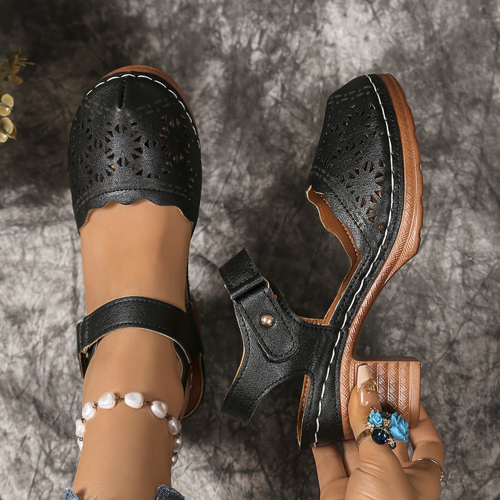 Women's Breathable Retro Sandals – Comfortable Everyday Summer Shoes