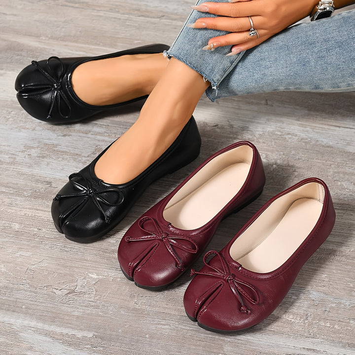 Women's Vintage Bow Ballet Flats