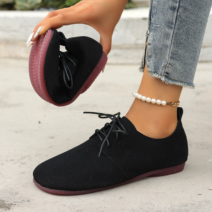 Women's Vintage Lace-Up Flat Mules