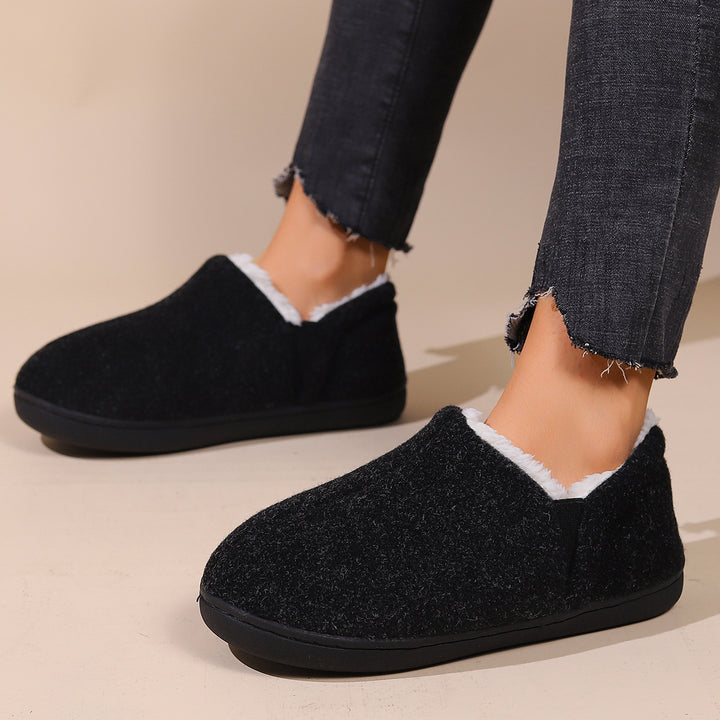Women's Warm Winter House Shoes – Cozy Non-Slip Slippers for Fall & Winter