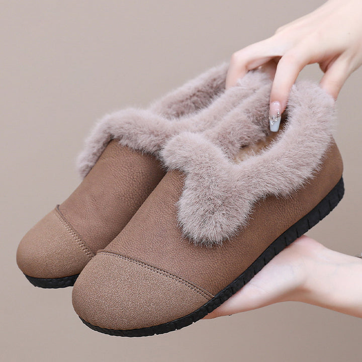 Easy Wear Winter Shoes for Women – Fleece Lined, Warm & Supportive