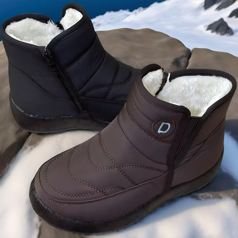 Women's Winter Snow Boots – Warm Fur Lining, Waterproof & Non-Slip Design