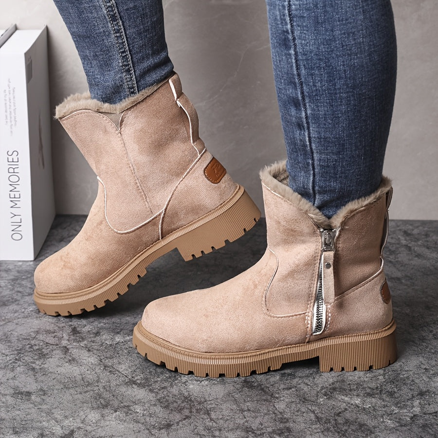 Women's Warm Plush-Lined Winter Boots