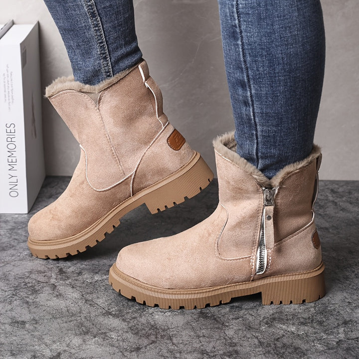 Women's Warm Plush-Lined Winter Boots