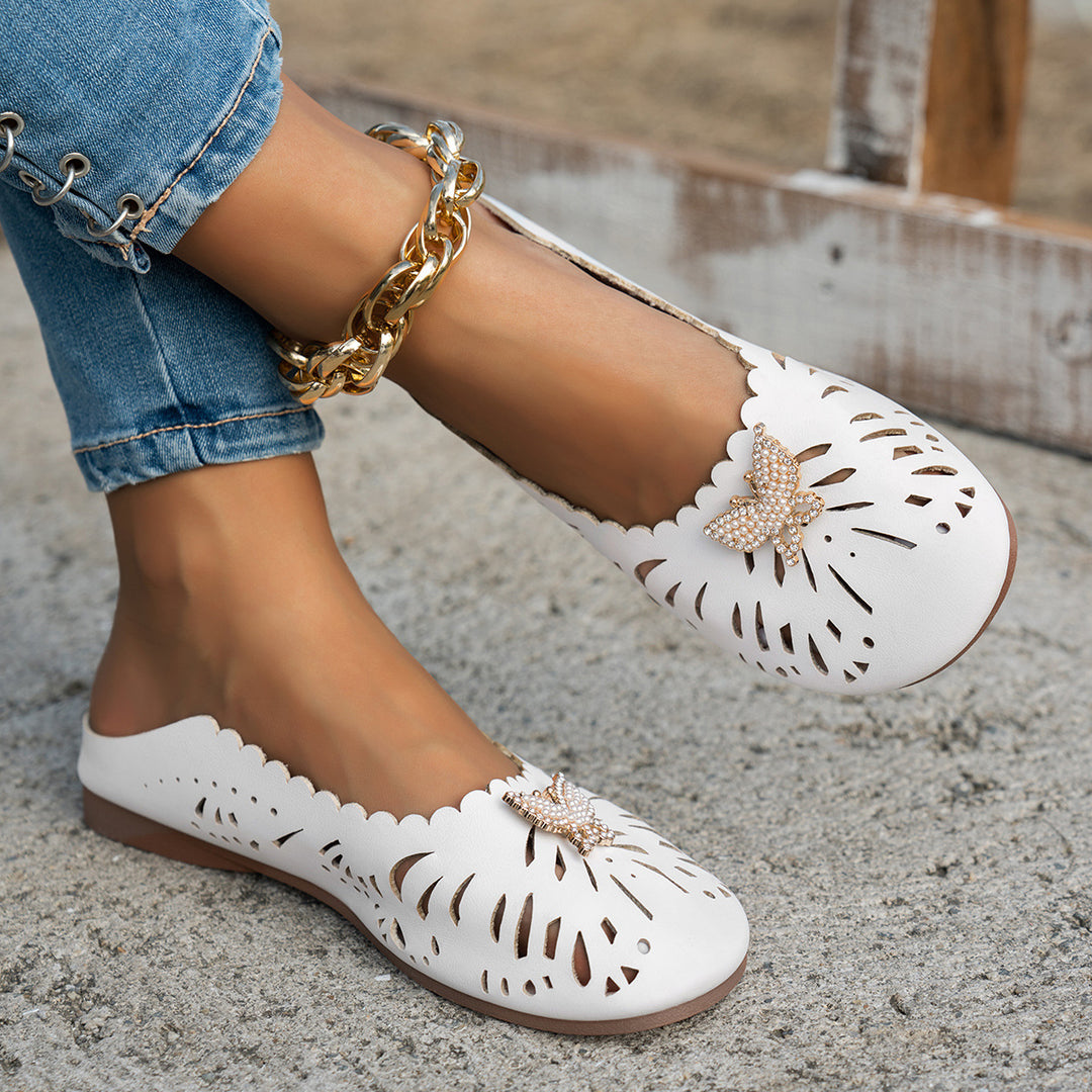Women's Lightweight Comfort Flats – Breathable Soft Slip-On Shoes