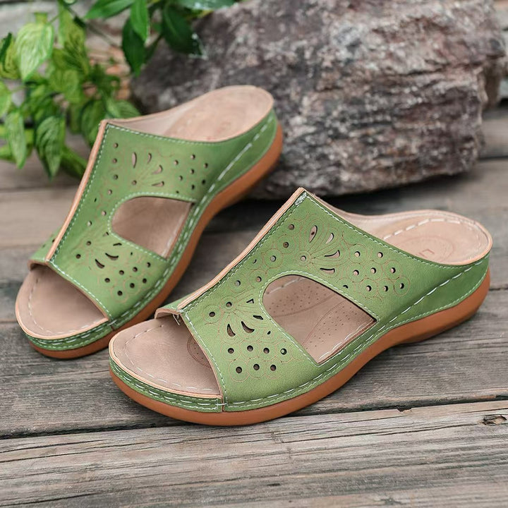 Women's Summer Breathable Cutout Sandals – Lightweight, Soft & Perfect for All-Day Wear