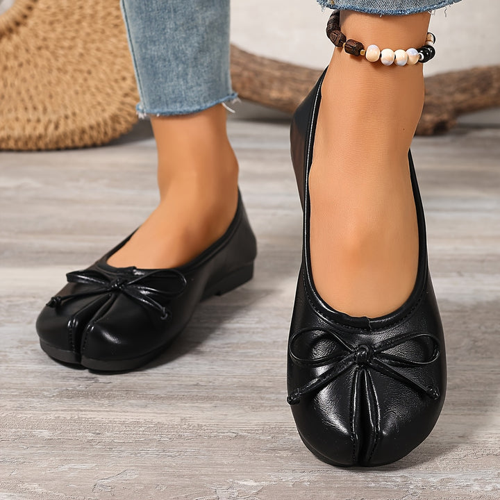 Women's Vintage Bow Ballet Flats