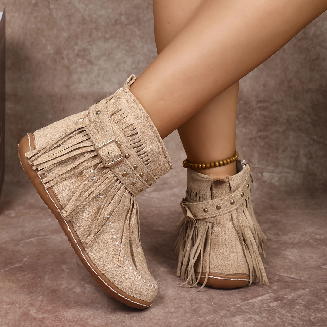 Women's Vintage Fringe Boots