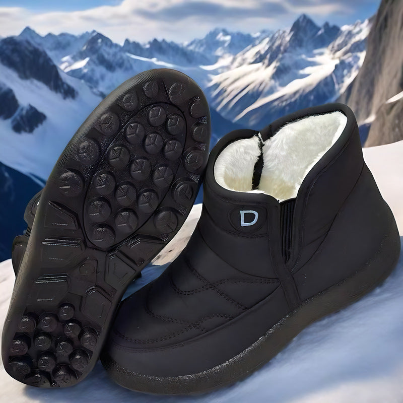 Women's Winter Snow Boots – Warm Fur Lining, Waterproof & Non-Slip Design