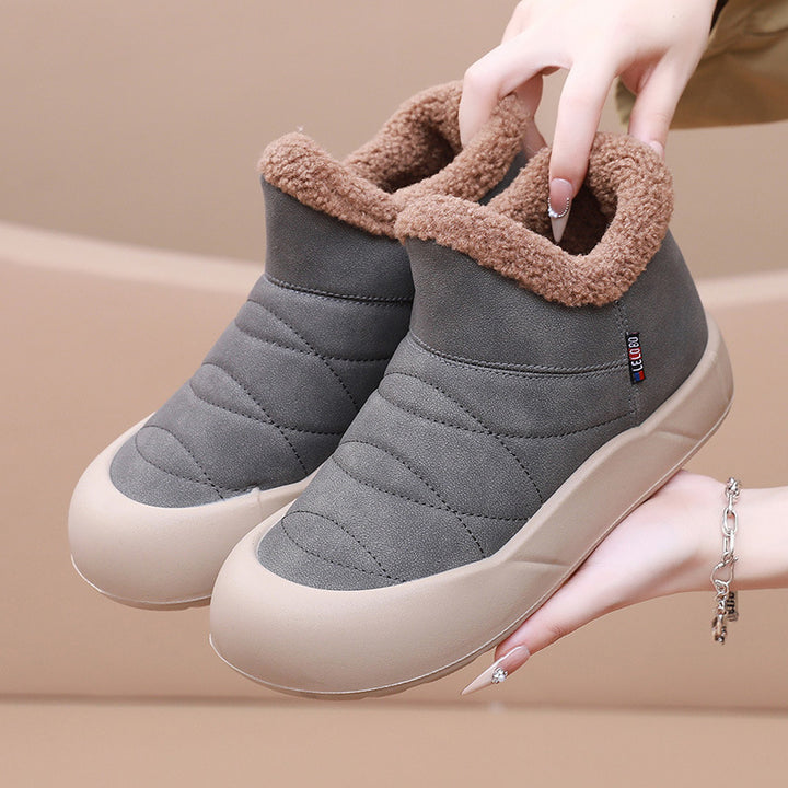 Women's Winter Warm Snow Boots – Stylish, Waterproof & Non-Slip Design