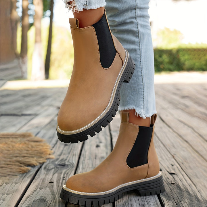 Women's Easy Slip-On Chelsea Boots – Lightweight, Non-Slip & All-Day Comfort Ankle Booties
