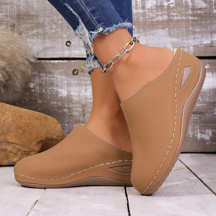 Women's Comfy Winter House Slippers – Soft Plush Lining, Supportive Sole, Slip-On Style