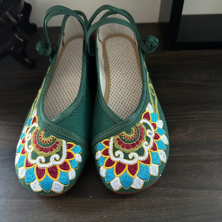 Women's Comfortable Cloth Flats – Soft Non-Slip Everyday Shoes
