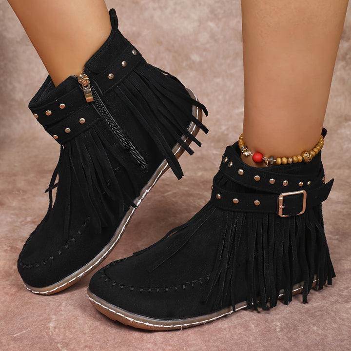 Women's Vintage Fringe Boots