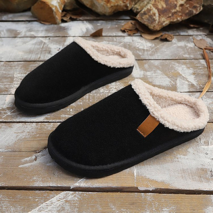 Women's Warm Plush Slippers – Cloud-Soft Comfort with Thick Non-Slip Sole for Indoor & Outdoor Wear