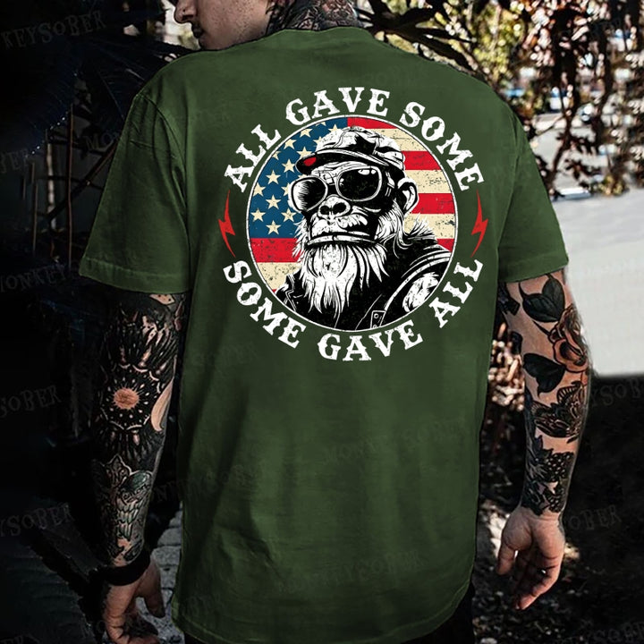All Give Some, Some Give All Monkey T-shirt