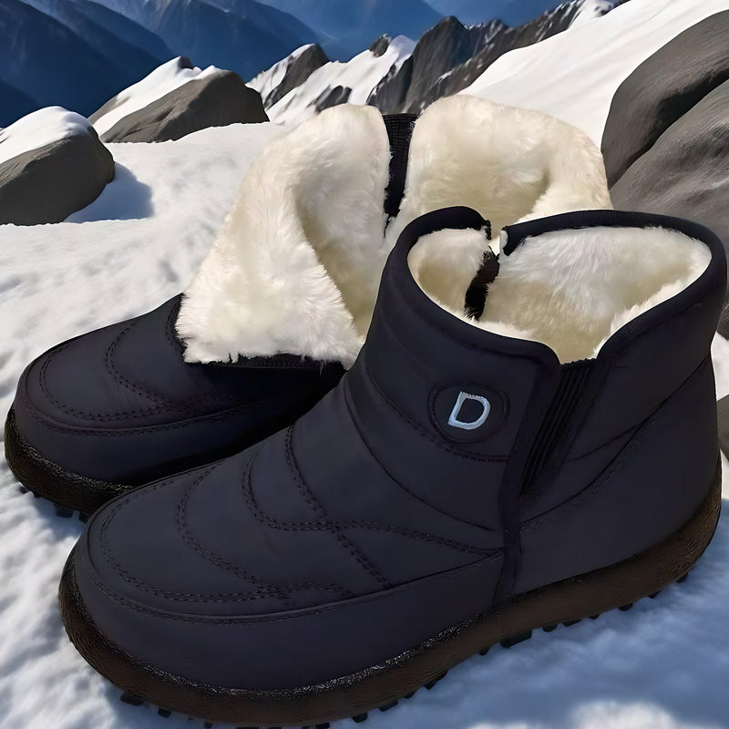 Women's Winter Snow Boots – Warm Fur Lining, Waterproof & Non-Slip Design