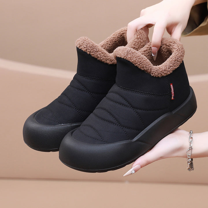 Women's Winter Warm Snow Boots – Stylish, Waterproof & Non-Slip Design