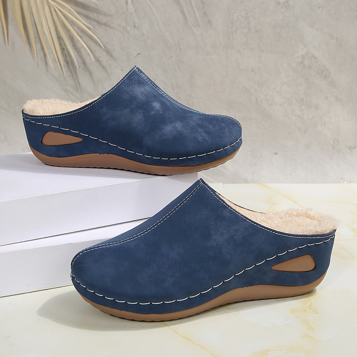 Women's Comfy Winter House Slippers – Soft Plush Lining, Supportive Sole, Slip-On Style