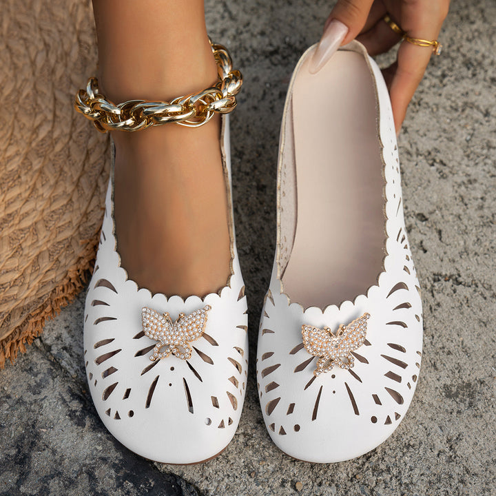 Women's Lightweight Comfort Flats – Breathable Soft Slip-On Shoes