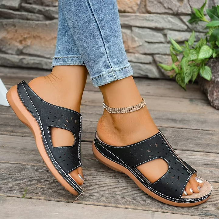 Women's Summer Breathable Cutout Sandals – Lightweight, Soft & Perfect for All-Day Wear