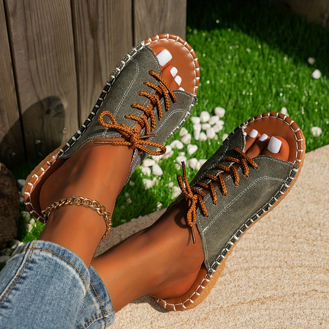 Vintage-Inspired Lace-Up Sandals – The Perfect Everyday Summer Sandal