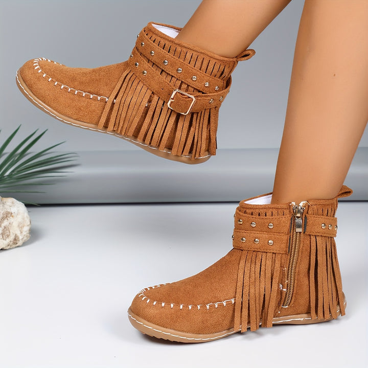 Women's Vintage Fringe Boots