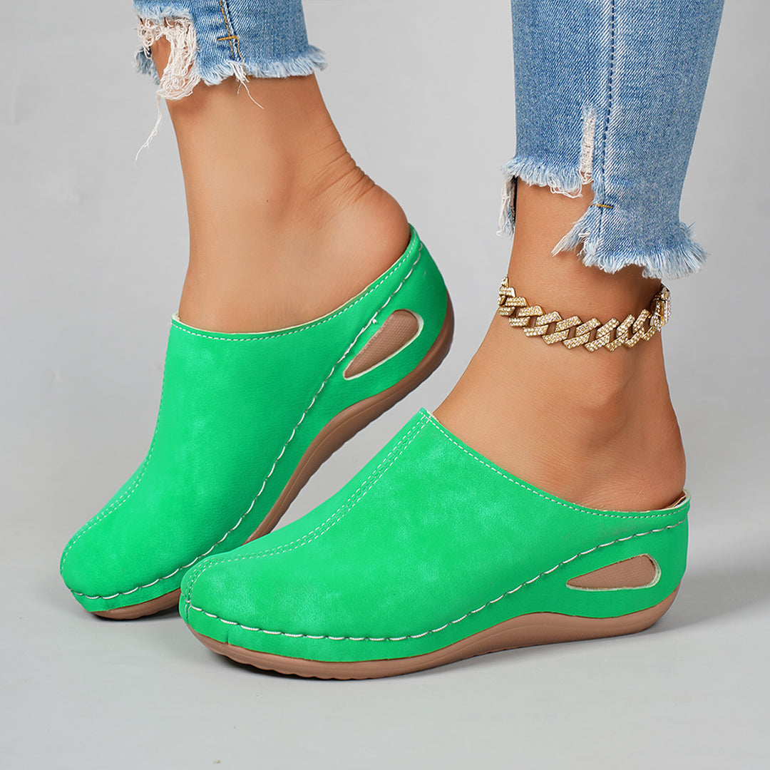 Women's Comfort Mules – Supportive Non-Slip Shoes for Everyday Use