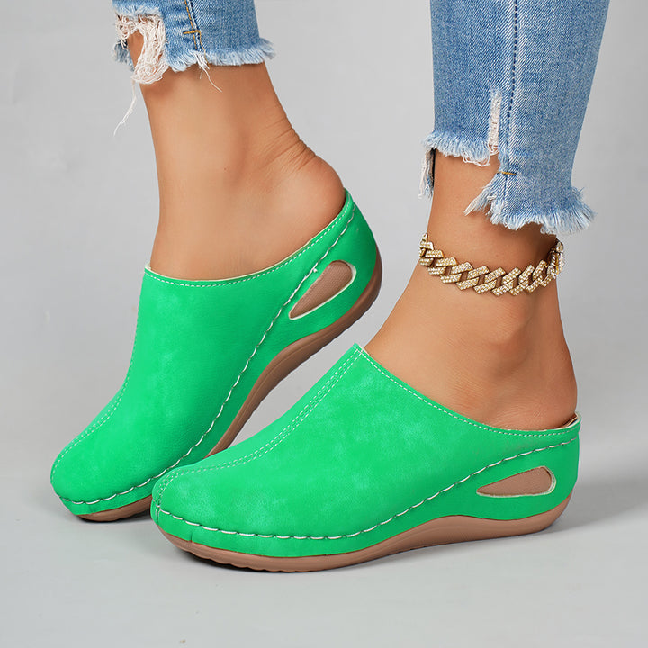 Women's Comfort Mules – Supportive Non-Slip Shoes for Everyday Use
