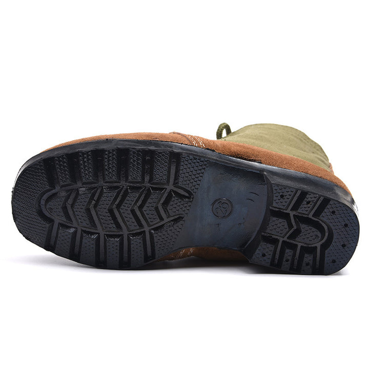 Women's Winter Farm & Ranch Boots – Warm Wool-Lined Leather Boots with Slip-Resistant Sole