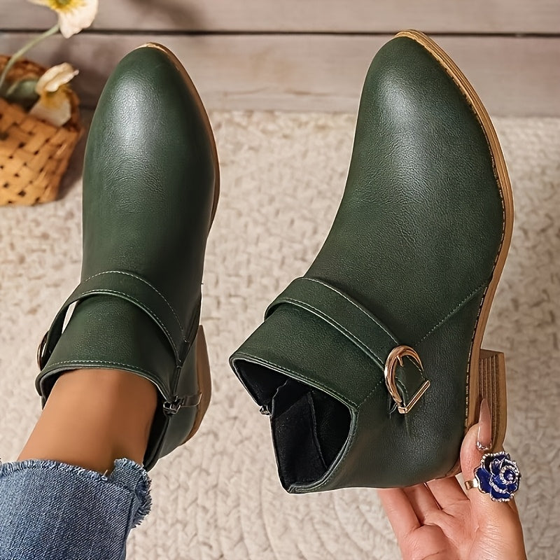 Women's Vintage Ankle Boots– Comfortable Everyday Boots for Fall & Winter