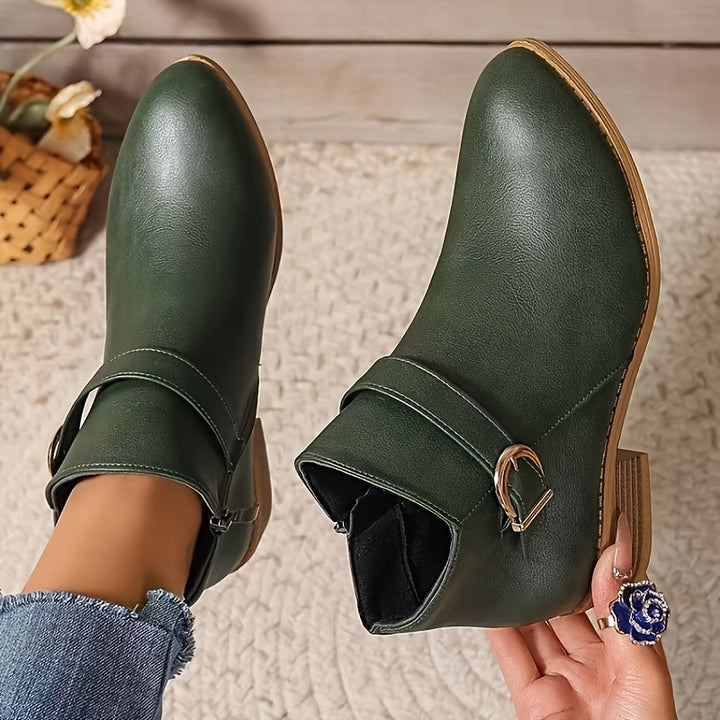Women's Vintage Ankle Boots– Comfortable Everyday Boots for Fall & Winter