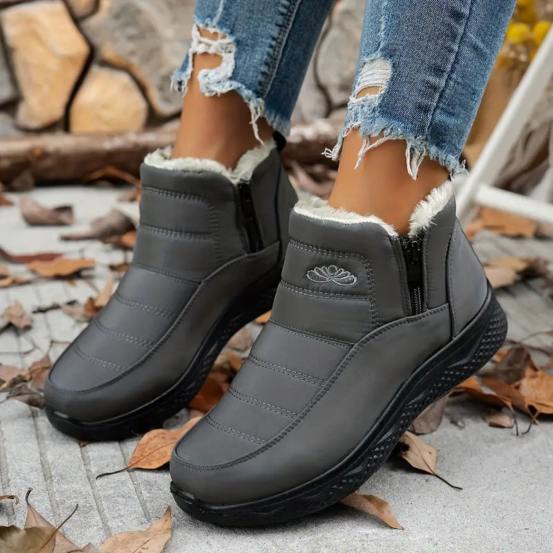 Women's Waterproof Winter Boots – Thick Warm Lining, Anti-Skid Sole | Perfect Snow Boots for Women