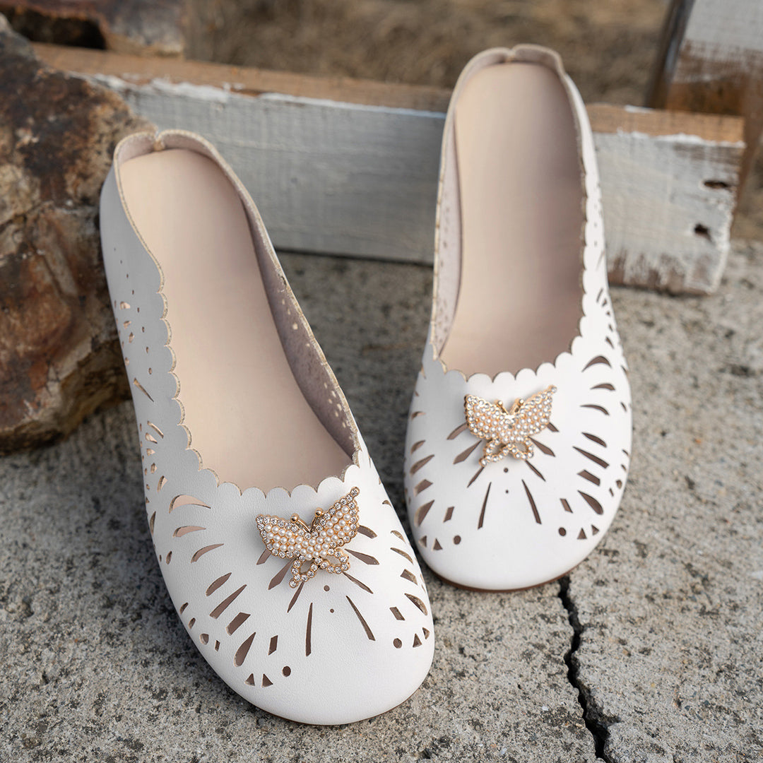 Women's Lightweight Comfort Flats – Breathable Soft Slip-On Shoes