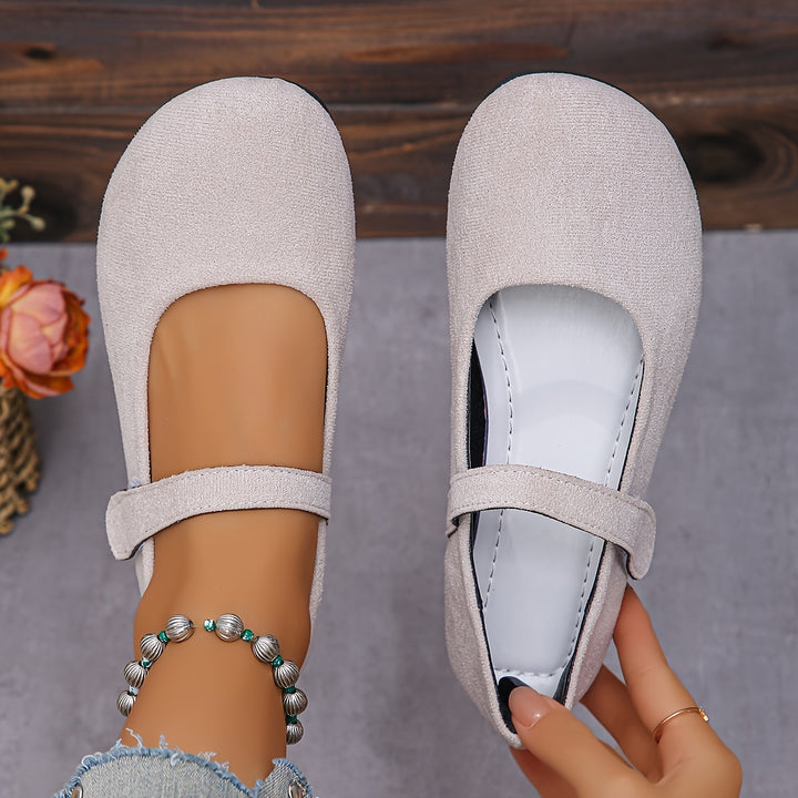 Vintage Fall Mary Jane Flats – Soft Comfortable Shoes for Women