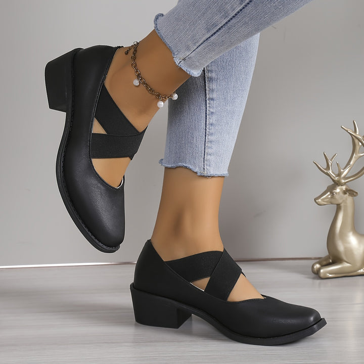 Women's Vintage Soft Leather Mary Jane Comfort Flats