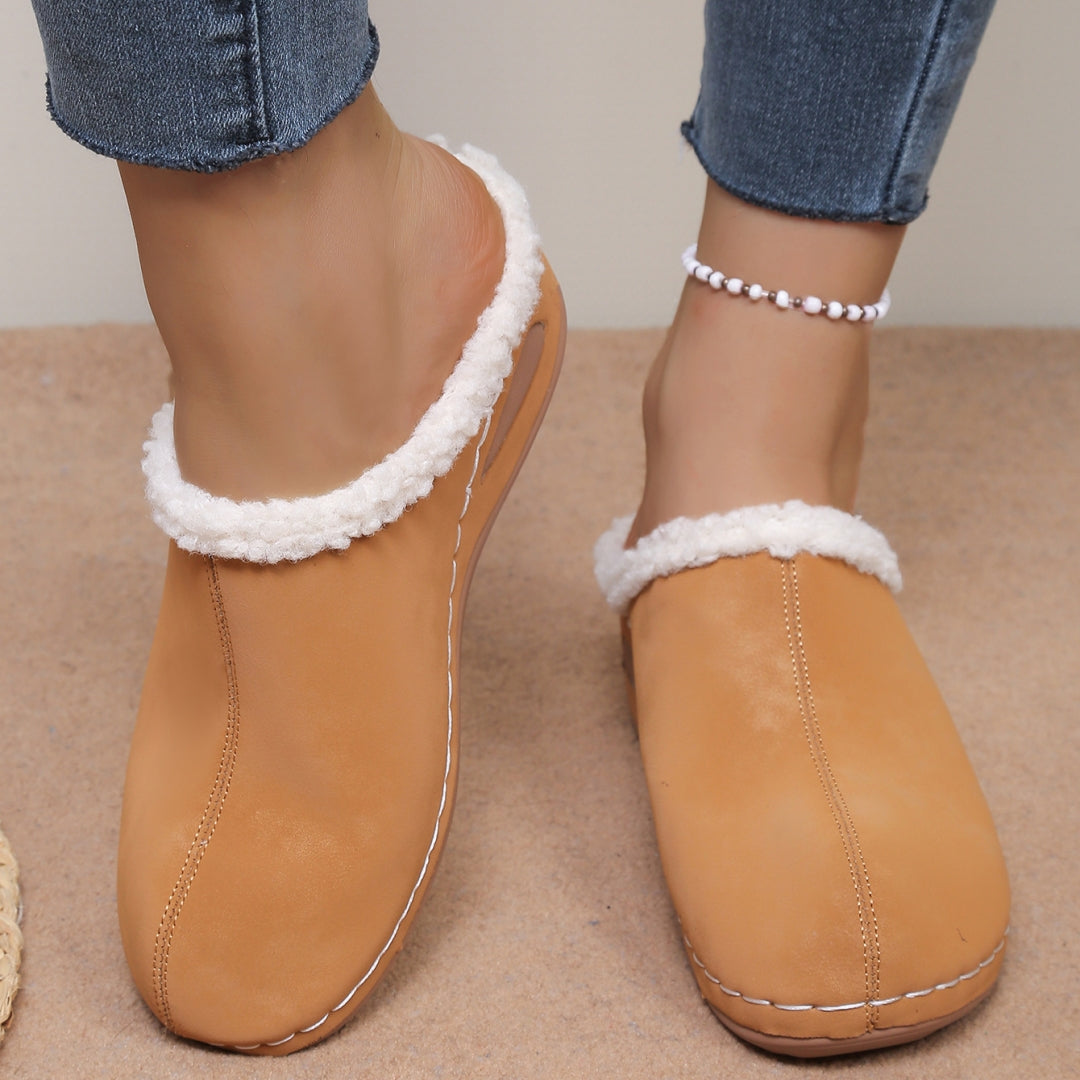 Women's Warm Slip-On Winter Shoes – Soft Lining, Lightweight & Supportive