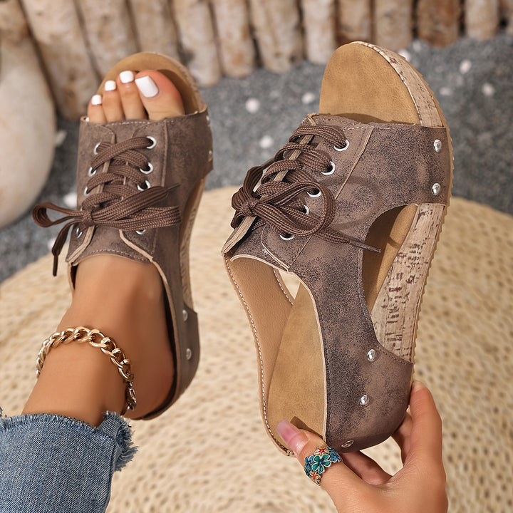 Women's Retro Summer Sandals –Comfortable Wedge Summer Shoes