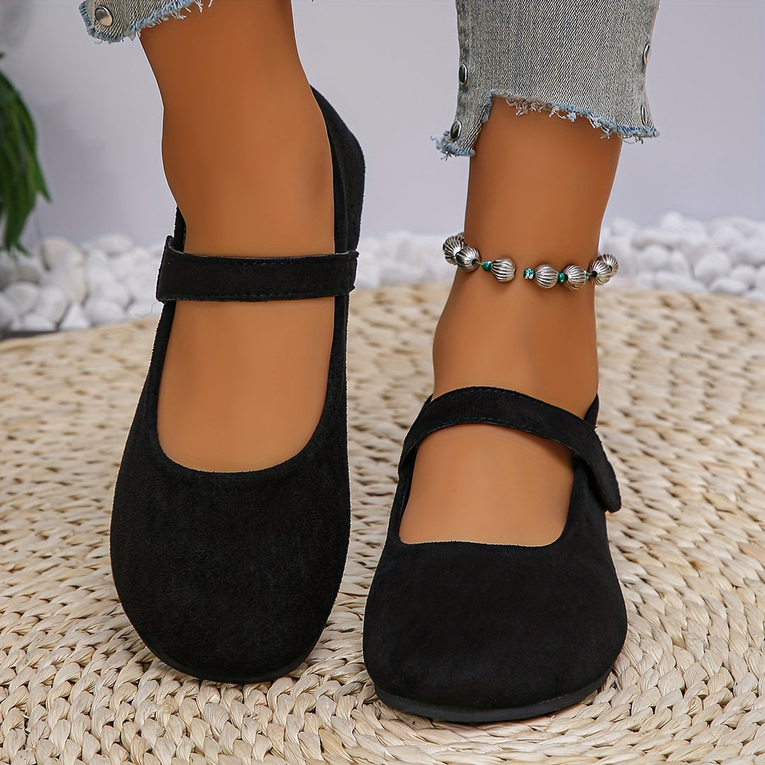 Vintage Fall Mary Jane Flats – Soft Comfortable Shoes for Women