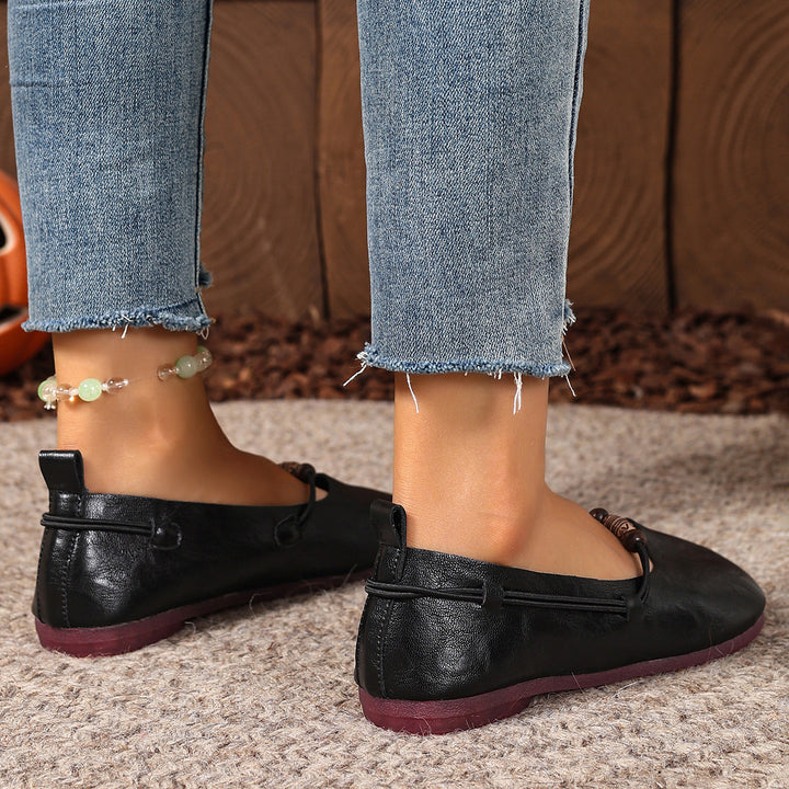 Bohemian Beaded Mary Jane Flats – Vintage Soft Sole Comfort Shoes for Women