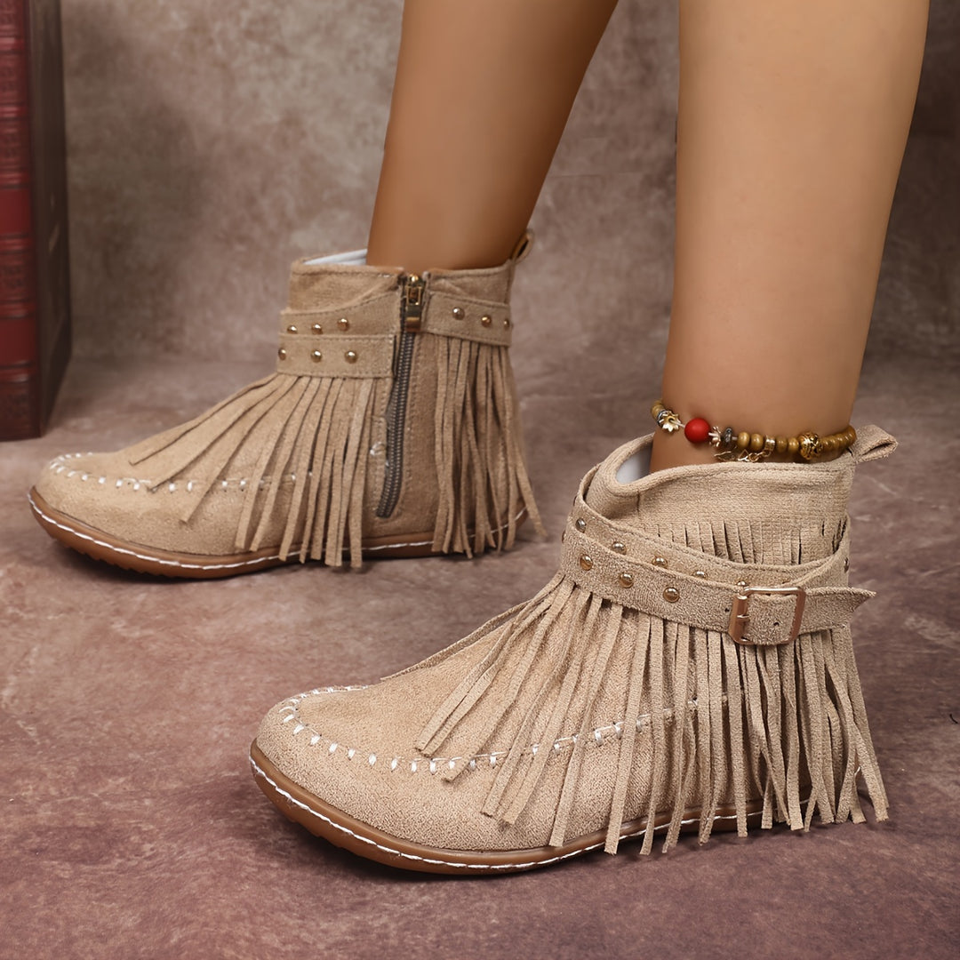 Women's Vintage Fringe Boots