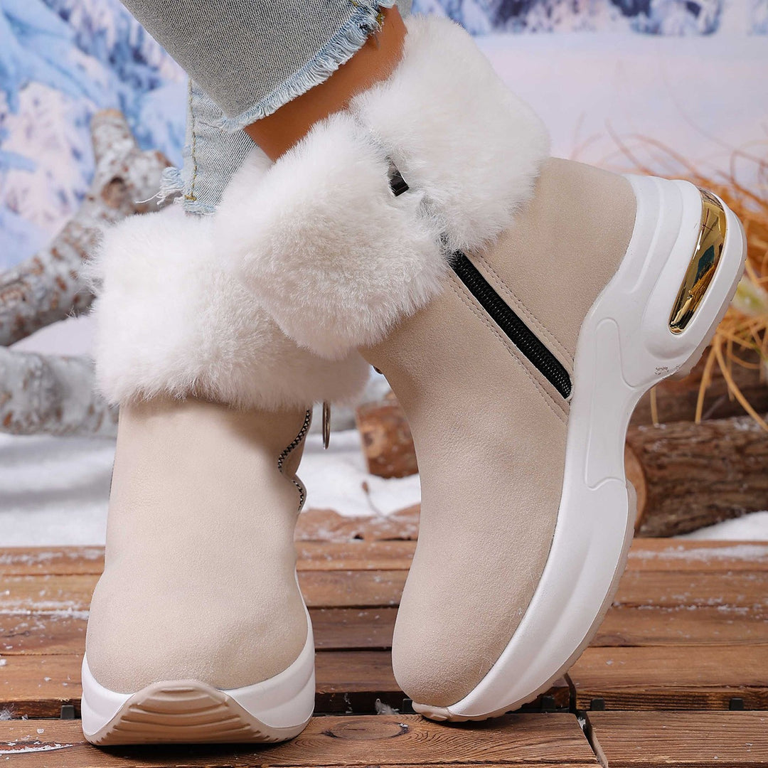 Women's Warm Wedge Snow Boots