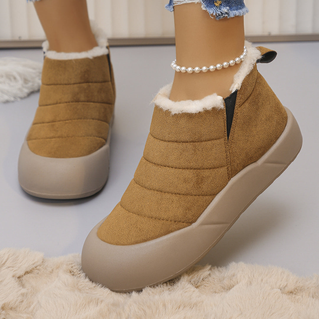 Women's Winter Comfort Boots – Warm, Waterproof Snow Boots for Cold Weather