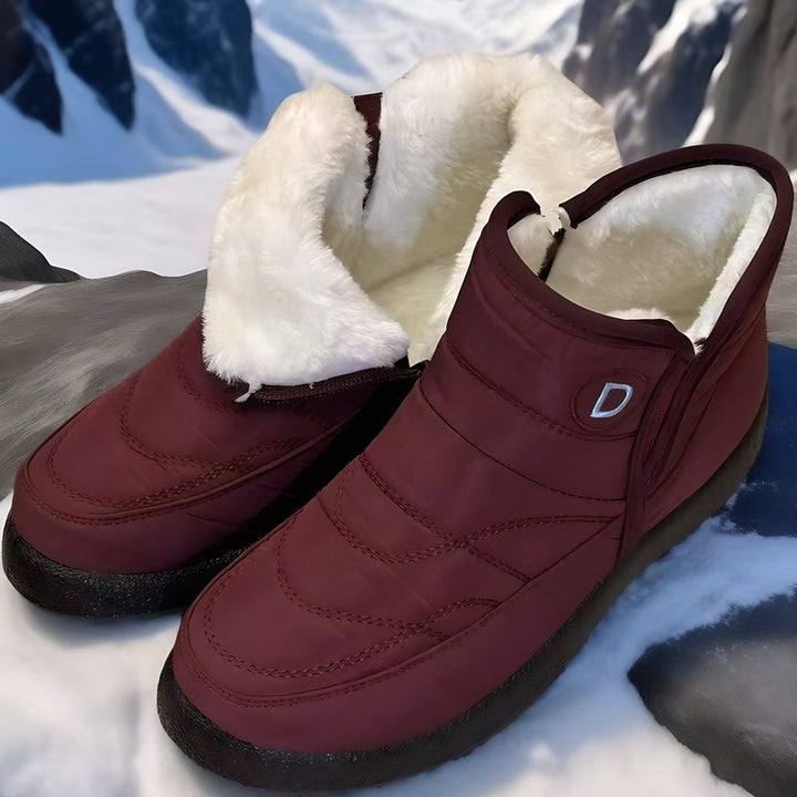 Women's Winter Snow Boots – Warm Fur Lining, Waterproof & Non-Slip Design