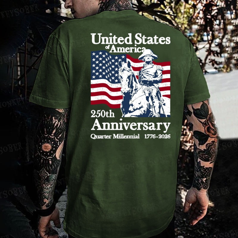 United States 250th Anniversary Quarter Millennial 1776-2026 T-shirt