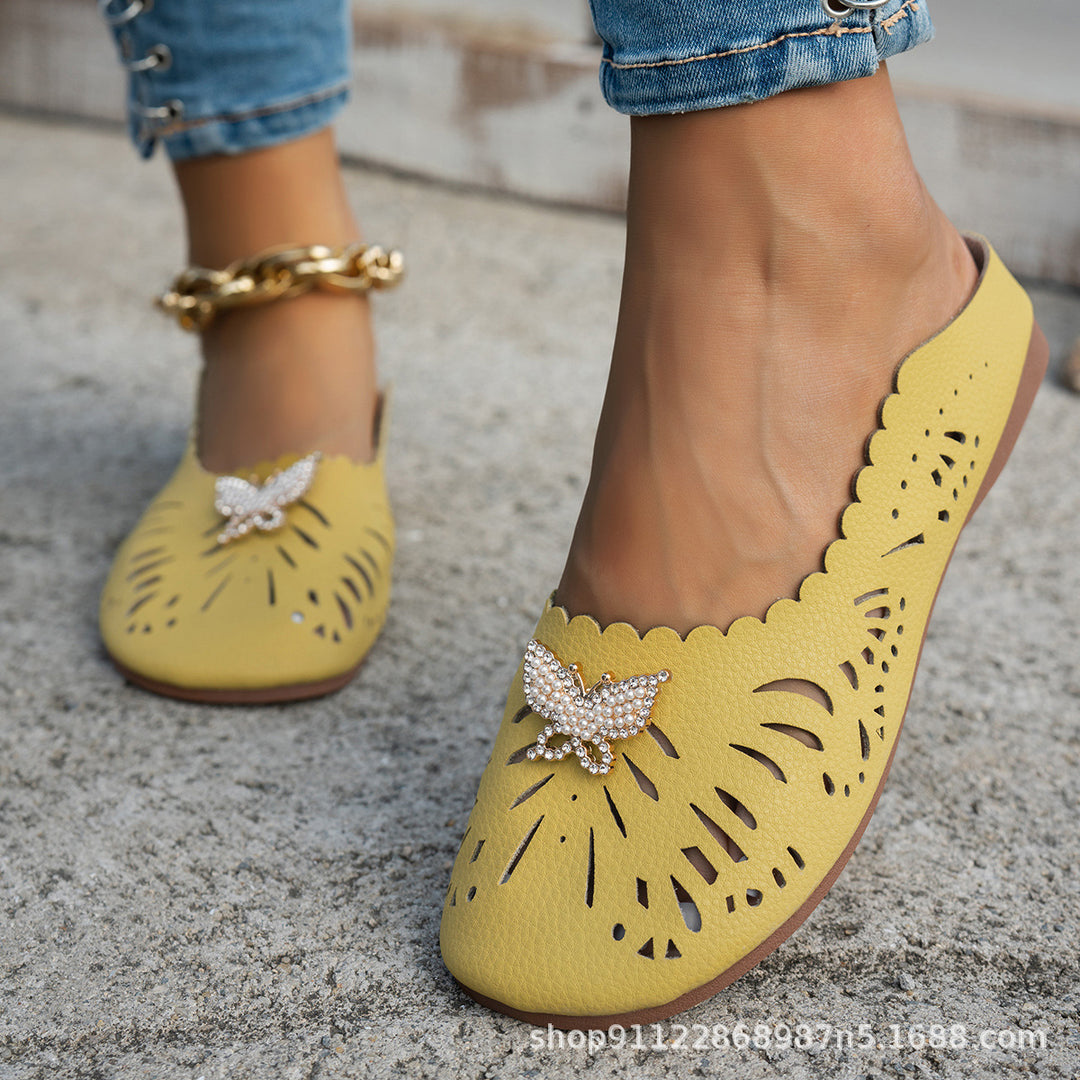 Women's Lightweight Comfort Flats – Breathable Soft Slip-On Shoes