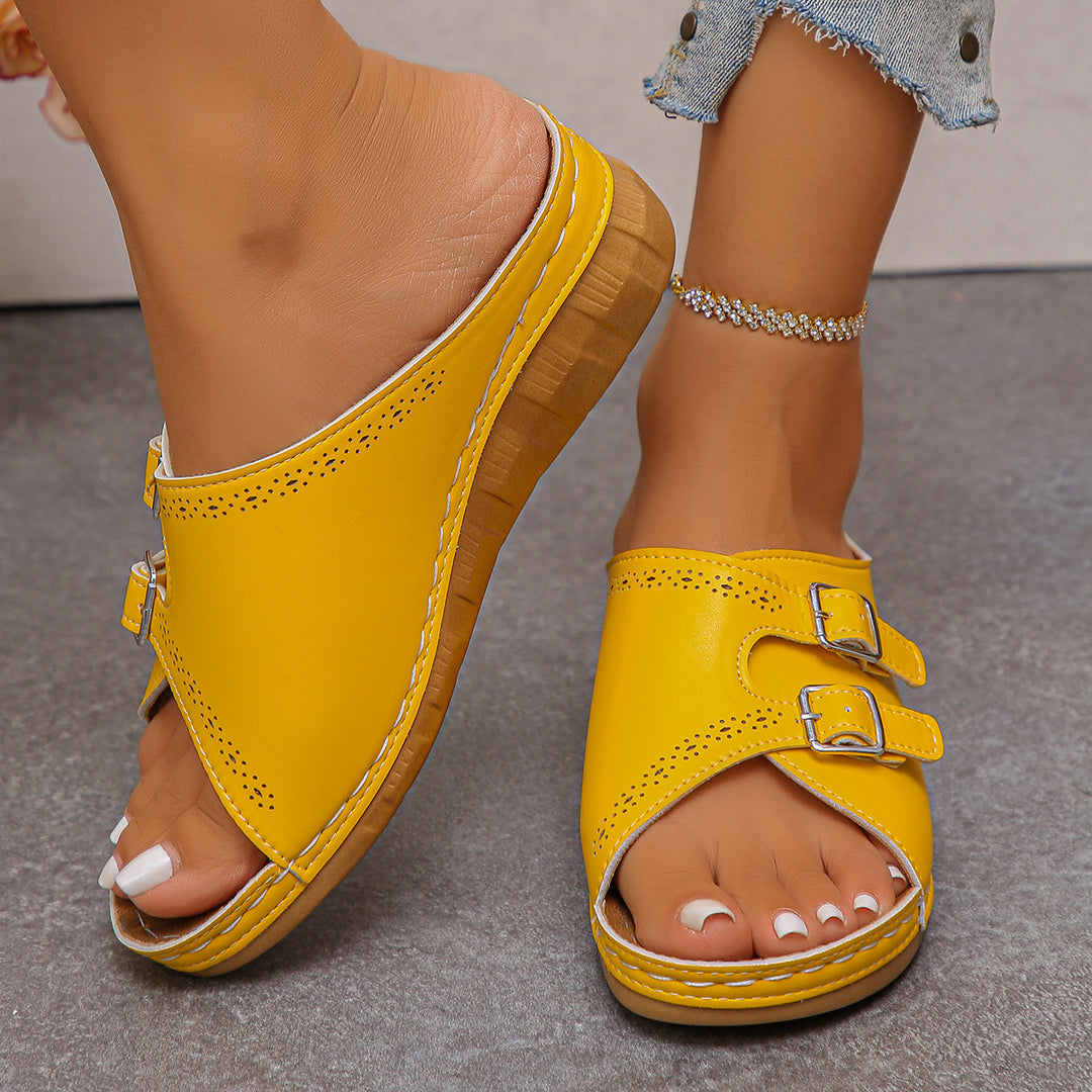 Women's Comfortable Sandals – Open-Toe Strap Summer Shoes