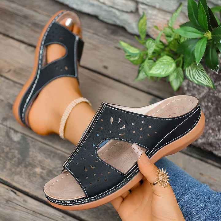 Women's Summer Breathable Cutout Sandals – Lightweight, Soft & Perfect for All-Day Wear