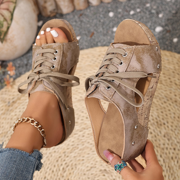 Women's Retro Summer Sandals –Comfortable Wedge Summer Slippers