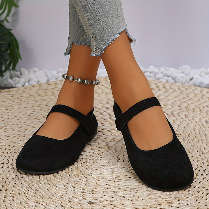 Vintage Fall Mary Jane Flats – Soft Comfortable Shoes for Women